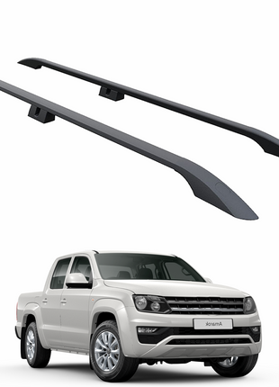 Volkswagen Amarok 2010-2021 Oluksuz Üst Tavan Portbagaj Taşıyıcı Ara Atkısı Toros Serisi Pro 4 Siyah