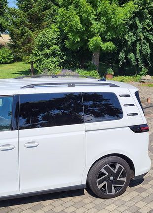 Volkswagen Id. Buzz Kısa Şase L1 Alüminyum Tavan Rayları, Plus Serisi - Siyah