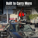 Fiat Palio Weekend 1997-2000 Araç Üstü Alüminyum Tavan Yan Rayları Plus Serisi - Siyah