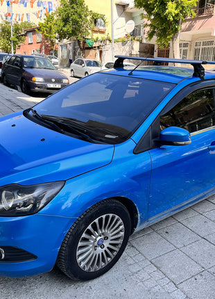 Ford Focus Hb (C346) 2011-2018 Oluksuz Üst Tavan Portbagaj Taşıyıcı Ara Atkısı Toros Serisi Pro 4 Gri