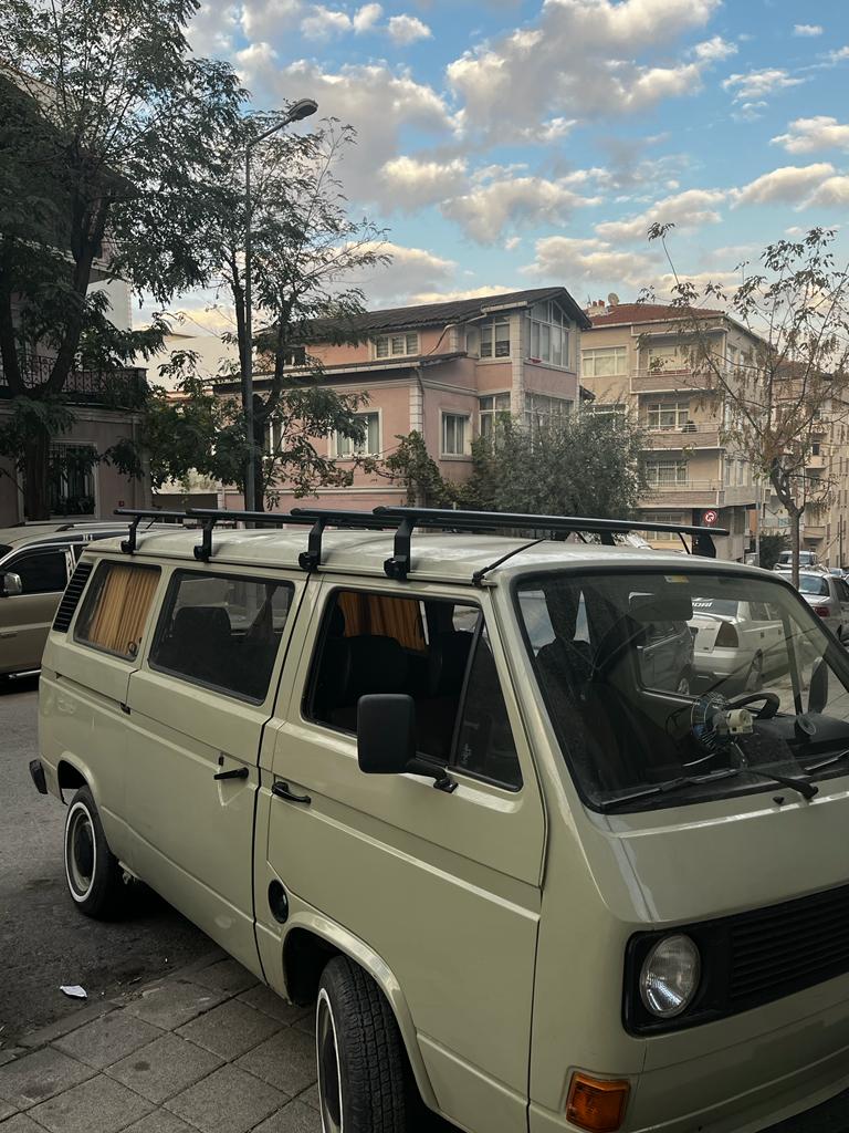 Volkswagen Transporter T3 1980-1990 Yagmur Oluklu Üst Tavan Taşıyıcı Ara Atkısı Paw Gri