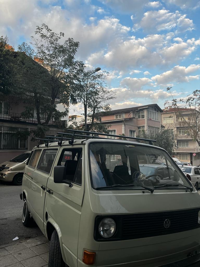 Volkswagen Transporter T3 1980-1990 Yagmur Oluklu Üst Tavan Taşıyıcı Ara Atkısı Paw Gri 3 Adet