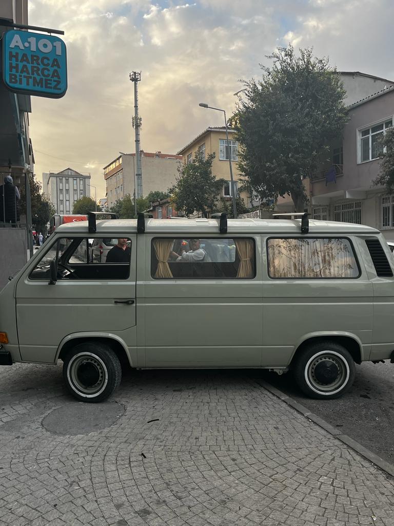 Volkswagen Transporter T3 1980-1990 Yagmur Oluklu Üst Tavan Taşıyıcı Ara Atkısı Paw Siyah