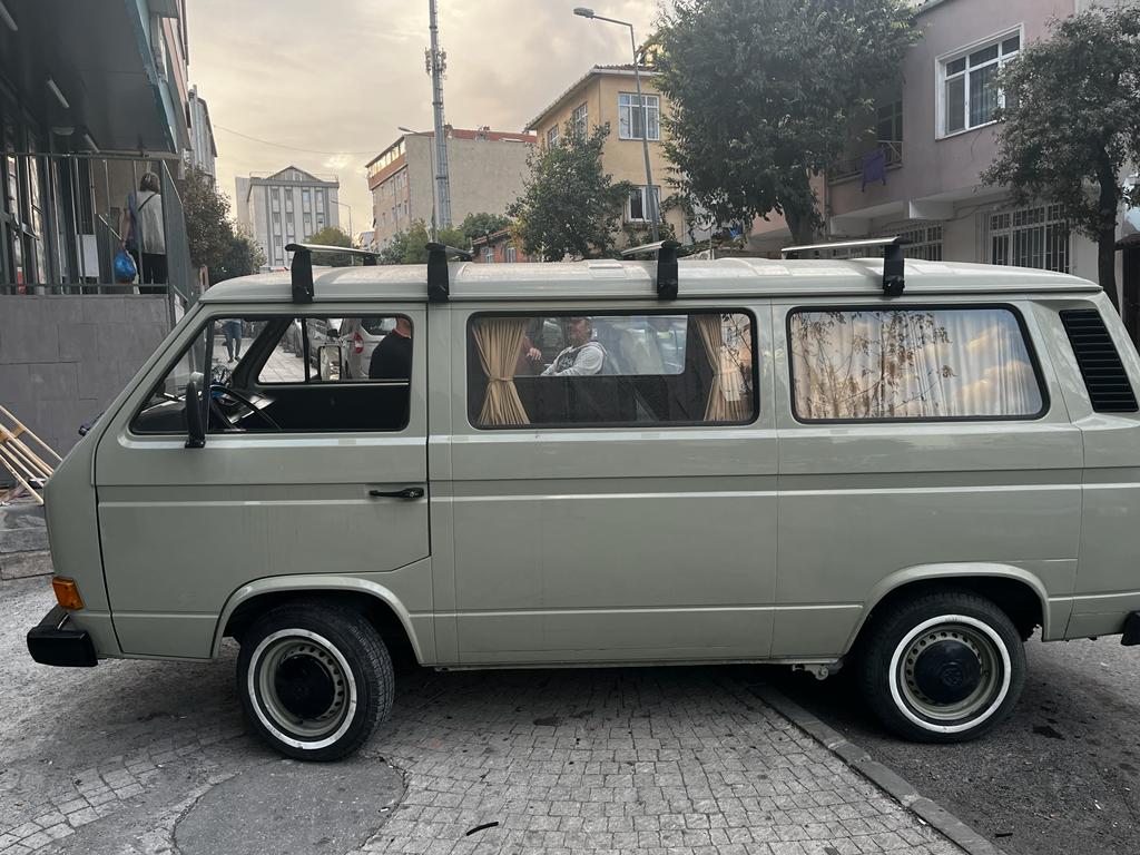 Volkswagen Transporter T3 1980-1990 Yagmur Oluklu Üst Tavan Taşıyıcı Ara Atkısı Paw Siyah 3 Adet