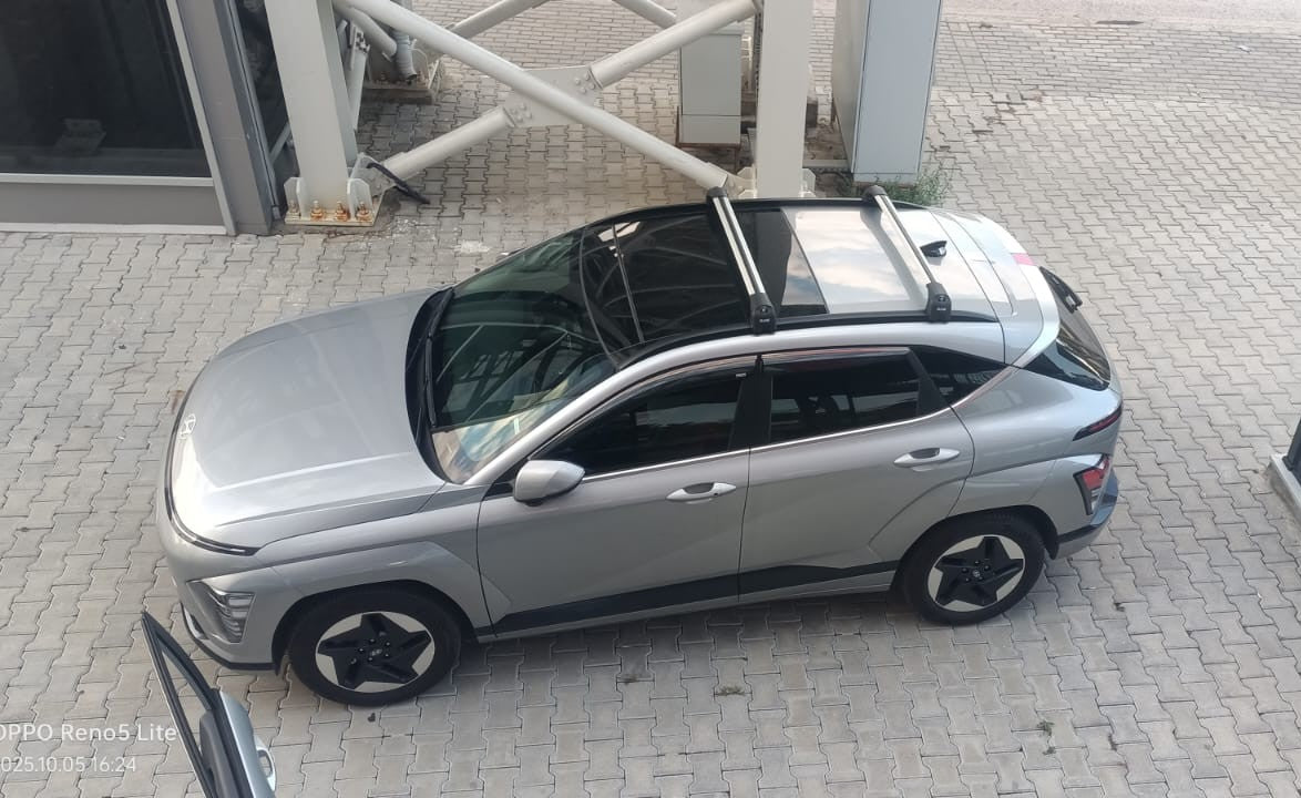 Hyundai Kona 2017-2025 Portbagaj Taşıyıcı Ara Atkisi - Ara Çubuk Paw Pro 2 Gri