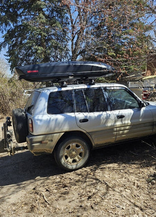 Toyota Rav 4 2000-2006 Tavan Taşıyıcı Ara Barlar – Vidalı Montaj, Paw Fix Pro, Siyah