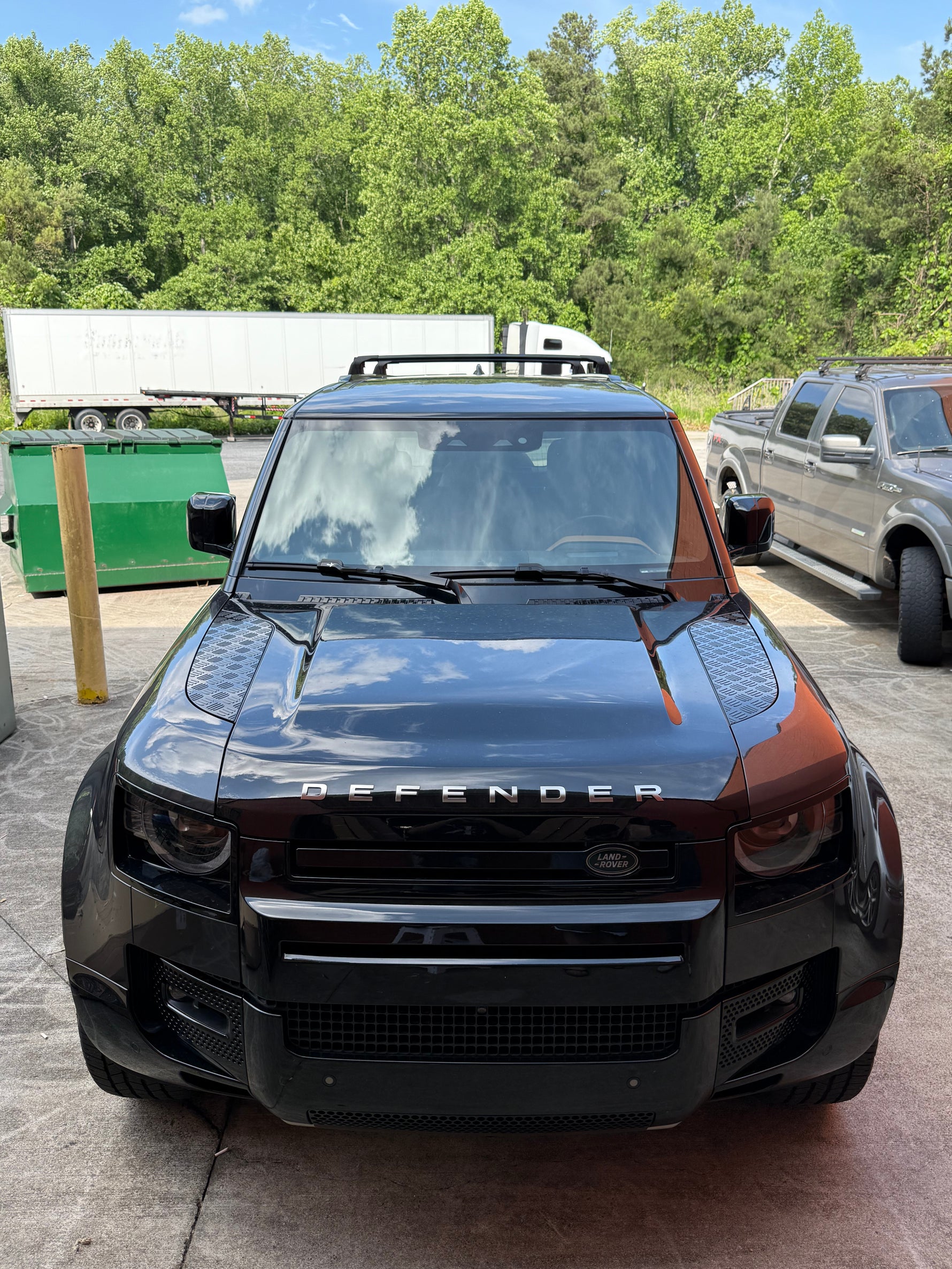 Land Rover Defender 130 2020-2025 Roof Rack Cross Bars T Slot Rail Gri