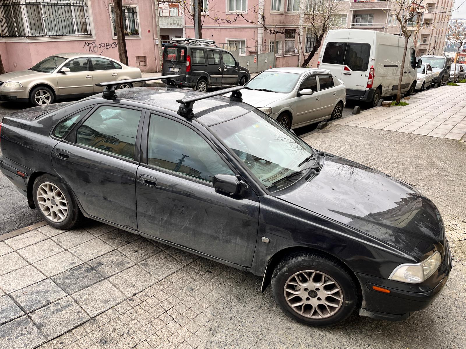 Volvo S40 2003-2012 Portbagaj Taşıyıcı Ara Atkısı Tavan Sistemleri Toros Fix Pro Gri