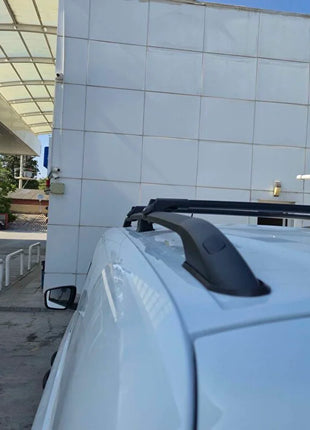 Nissan Townstar Kısa Şase 2021-2025 Araç Üstü Alüminyum Tavan Yan Rayları Plus Serisi - Gri