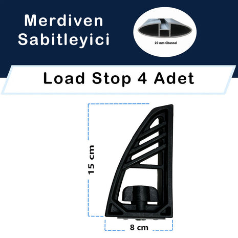 Renault Trafic X82 (2014–2025) Araç Üstü Merdiven Sabitleyici, Yük Taşıma Sistemleri Pratik Seri 3 Adet