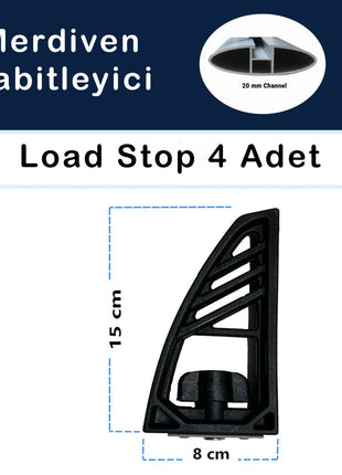 Volkswagen Transporter T6 2015-2024 Araç Üstü Merdiven Sabitleyici, Yük Taşıma Sistemleri Pratik Seri 2 Adet