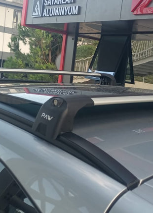 Hyundai Kona Eva 2023-2025 Portbagaj Taşıyıcı Ara Atkisi - Ara Çubuk Paw Pro 2 Siyah