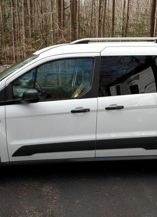 Ford Transit Connect Uzun Şase 2013-2024 Araç Üstü Alüminyum Tavan Yan Rayları Plus Serisi - Gri