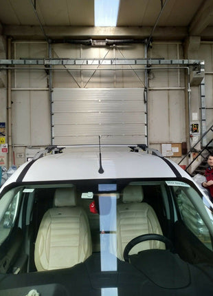 Ford Transit Connect Uzun Şase 2013-2024 Araç Üstü Alüminyum Tavan Yan Rayları Plus Serisi - Gri