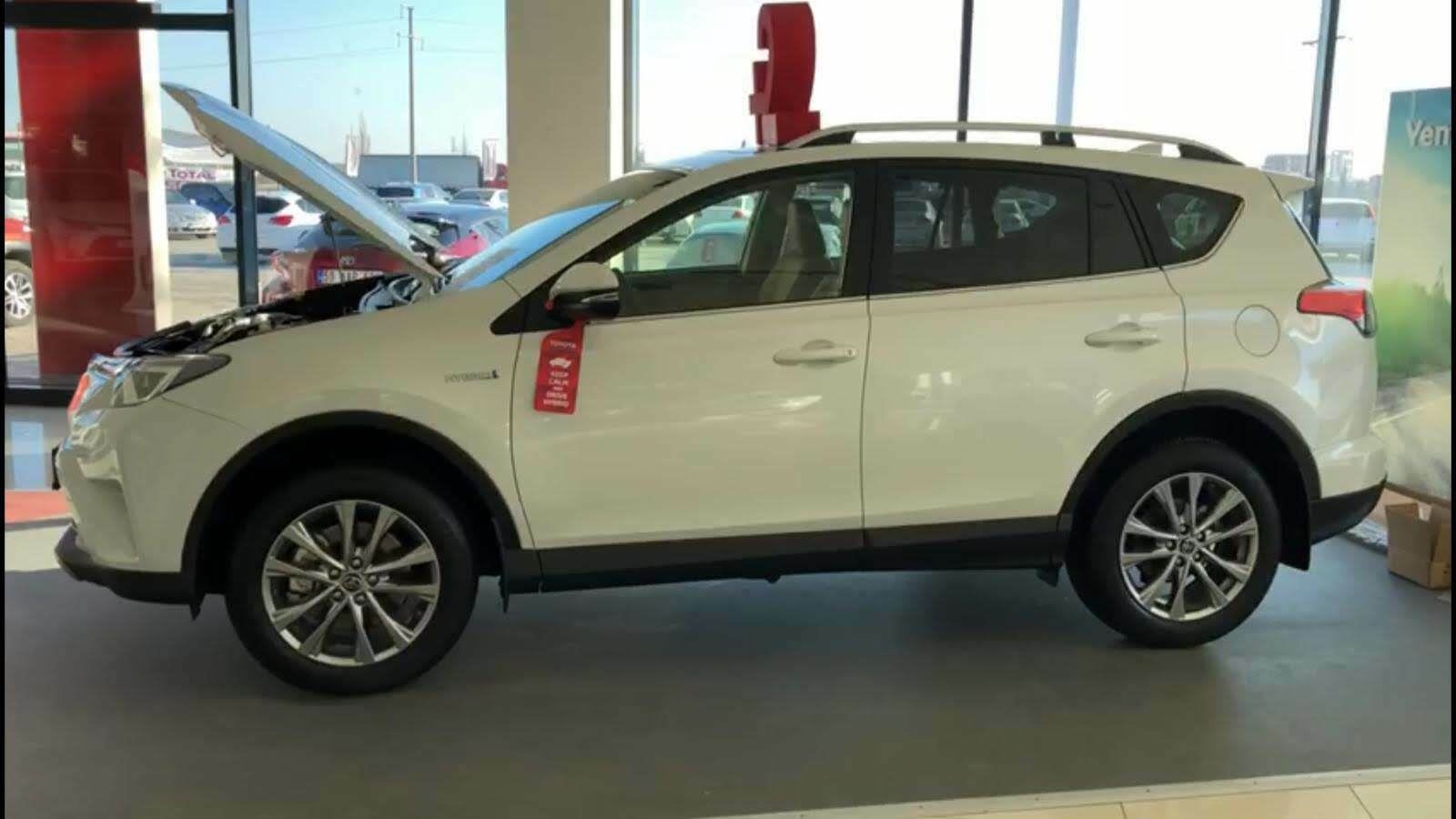 Toyota Rav 4 2013-2019 Araç Üstü Alüminyum Tavan Yan Rayları Plus Serisi - Siyah