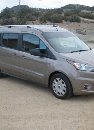 Ford Transit Connect Kısa Şase Van 2013-2024 Araç Üstü Alüminyum Tavan Yan Rayları Plus Serisi - Gri