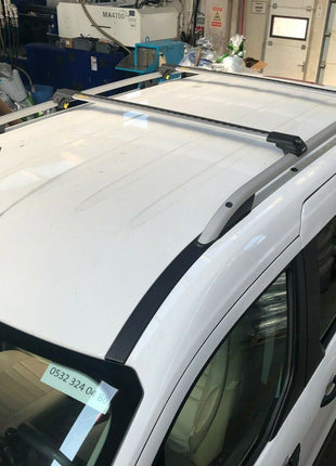 Ford Transit Connect Kısa Şase Van 2013-2024 Araç Üstü Alüminyum Tavan Yan Rayları Plus Serisi - Gri
