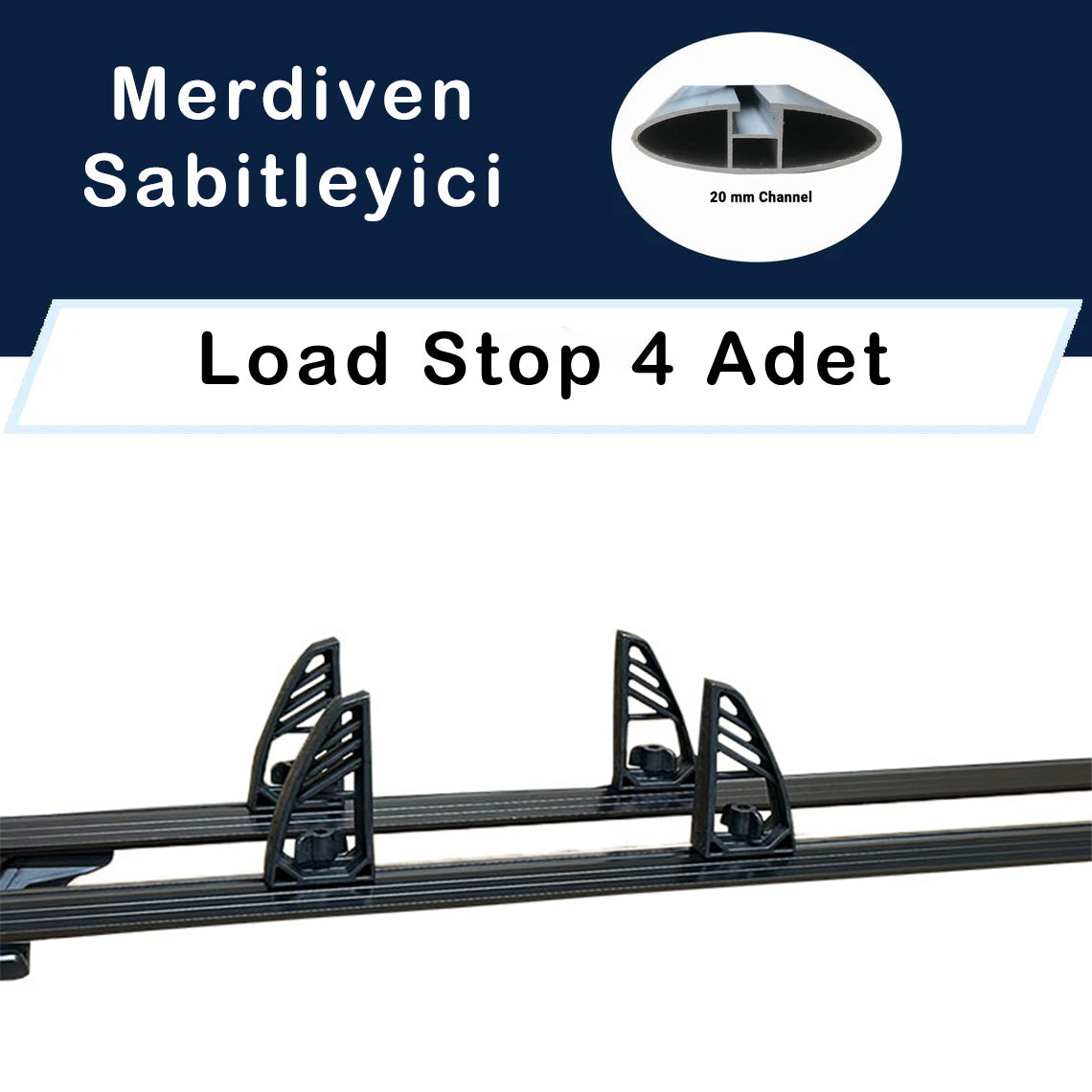 Araç Üstü Yük Sabitleme Seti 4xLoad Stop 2x Sabitleme Palaskası