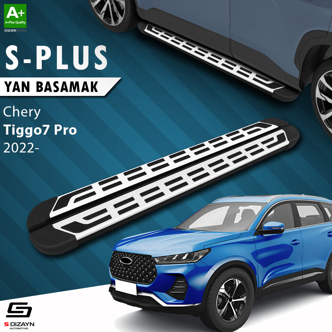 Chery Tiggo 7 Pro S-Plus Gri Yan Basamak 183 Cm Etekli 2022 Üzeri