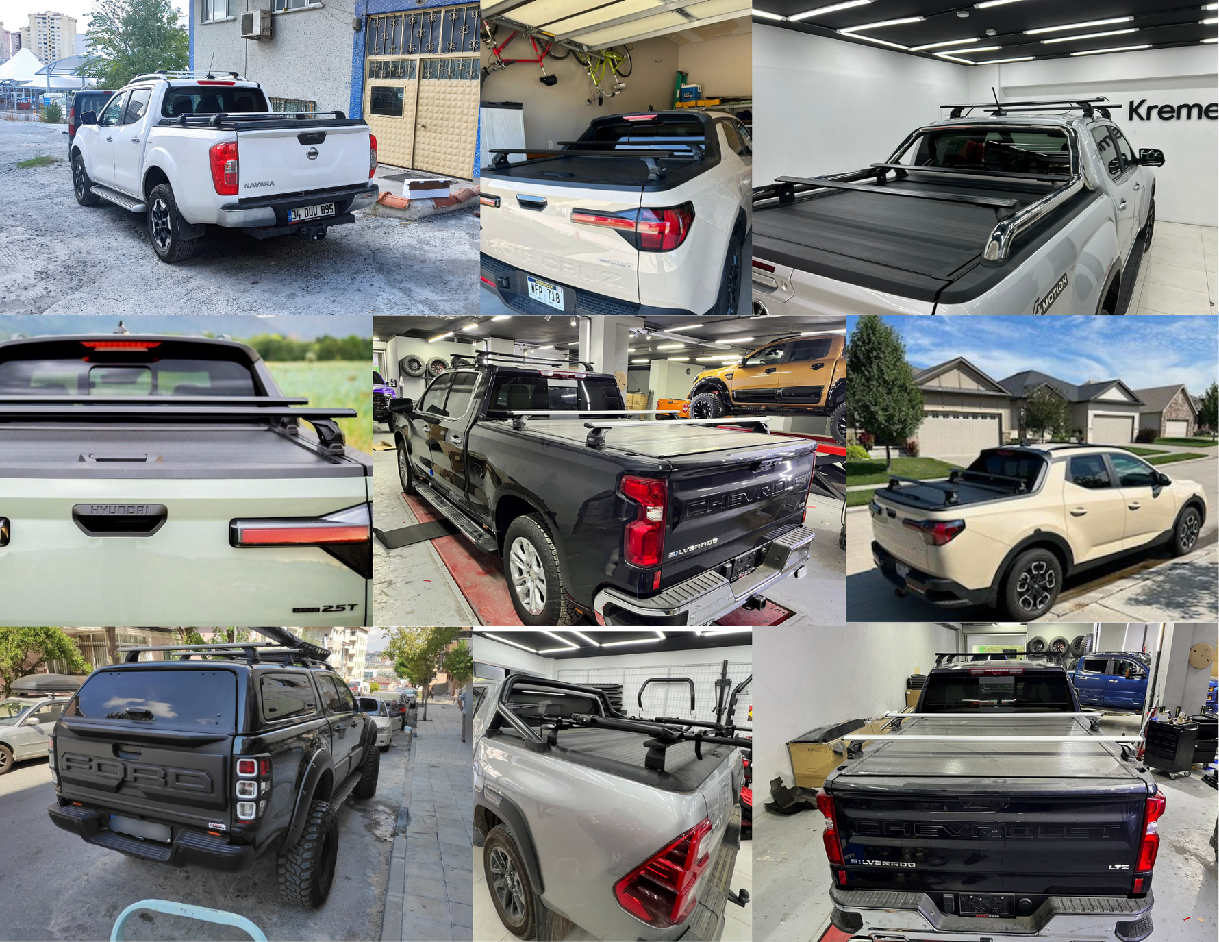 Toyota Land Cruiser 1958 Tavan Taşıyıcı Ara Barlar – Vidalı Montaj, Toros Fix Pro, Gri