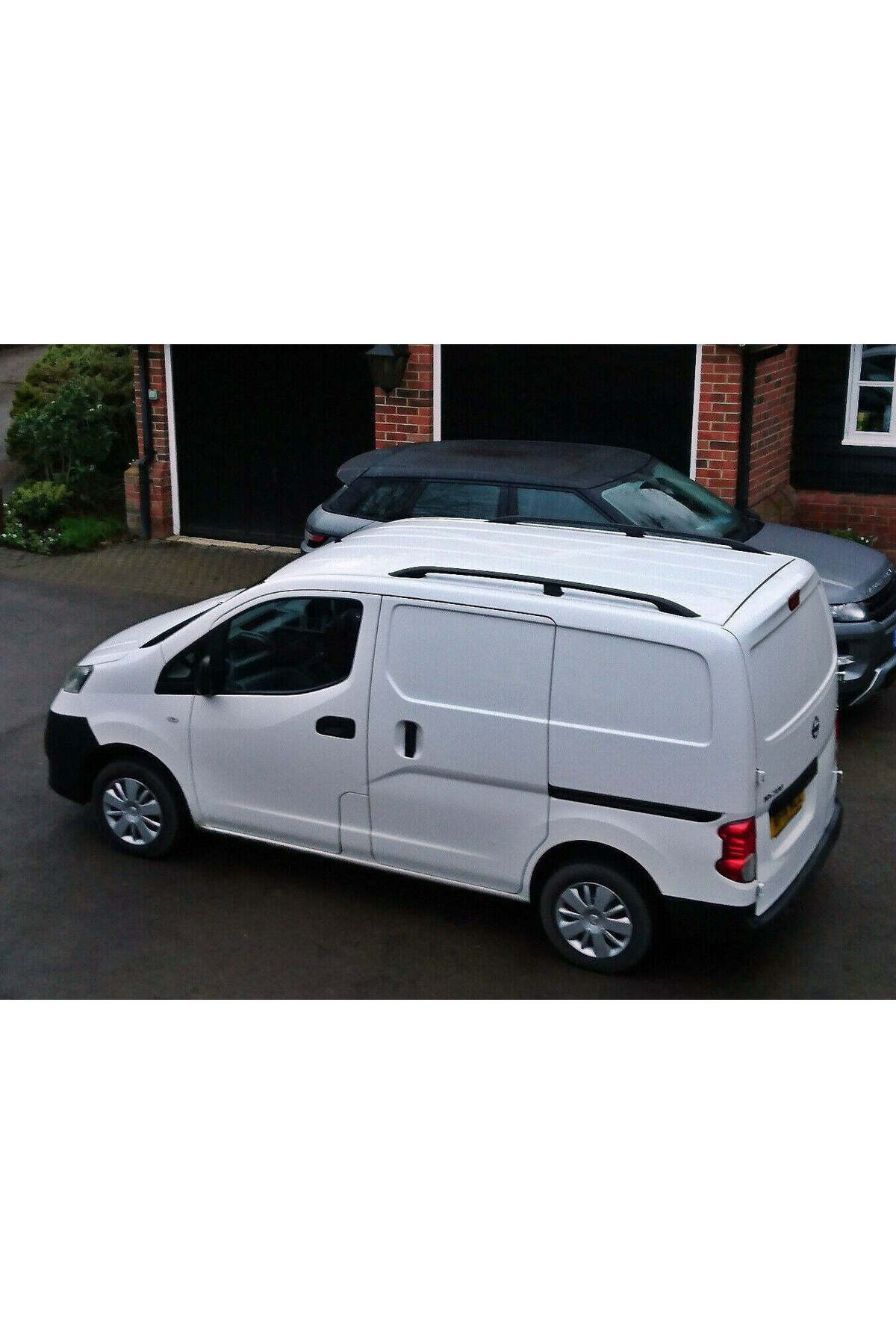Fiat Doblo Uzun Şase 2010-2020 Van Araç Üstü Alüminyum Tavan Yan Rayları Plus Serisi - Siyah
