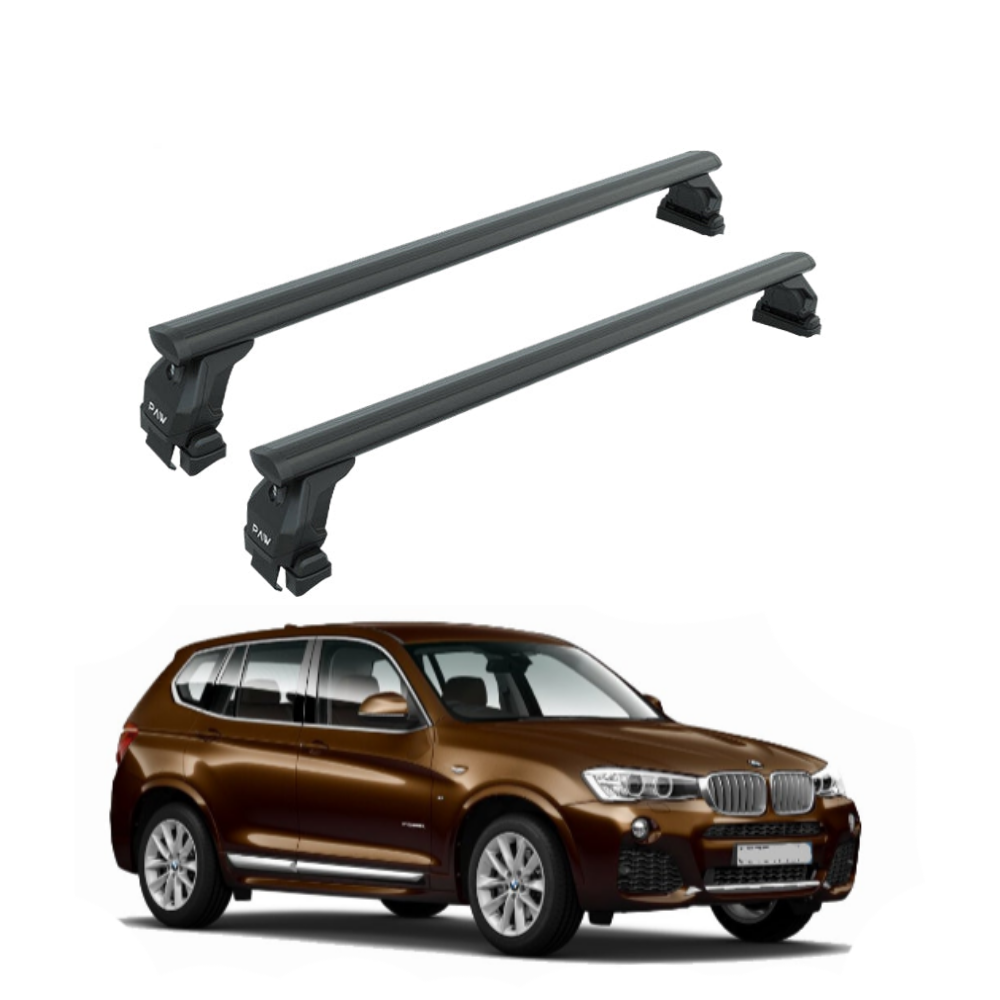 BMW X3 F25 (2010-2017) Uyumlu PAW Toros Serisi Pro 4 Tavan Ara Barı-Siyah