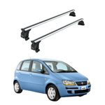 Fiat İdea 2004-2012 Araç Üstü Alüminyum Tavan Yan Rayları Fix Pro - Gri
