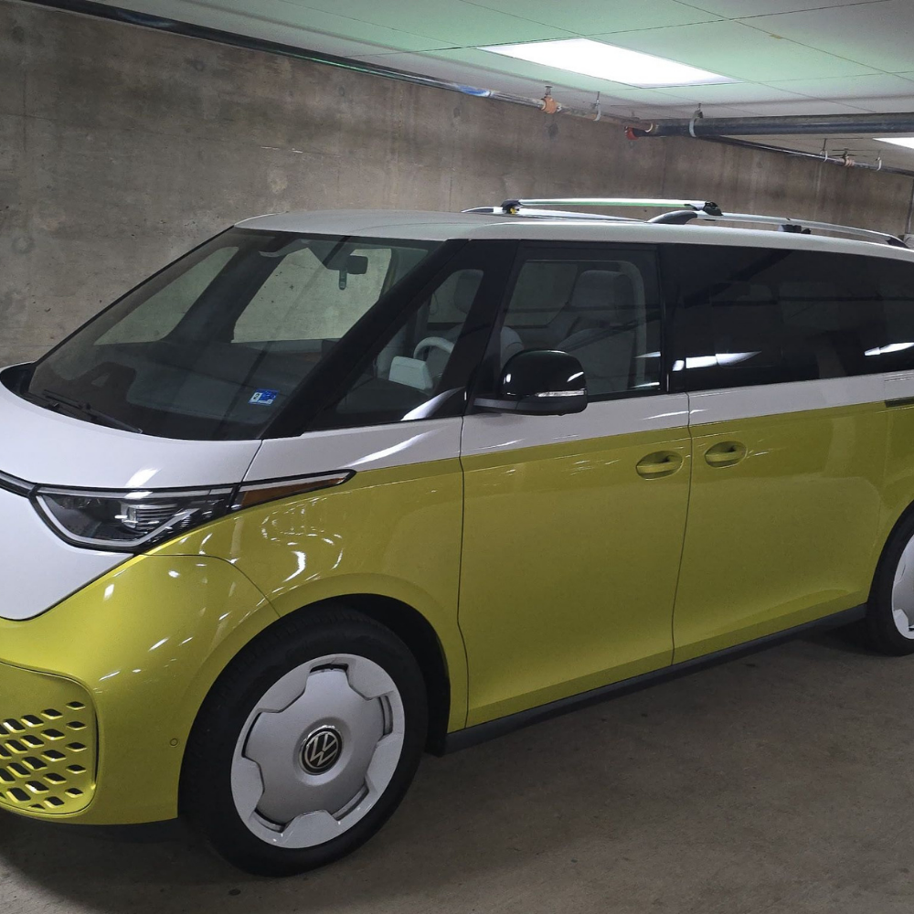 Volkswagen Id. Buzz Uzun Şase Araç Üstü Alüminyum Tavan Yan Rayları Plus Serisi - Gri