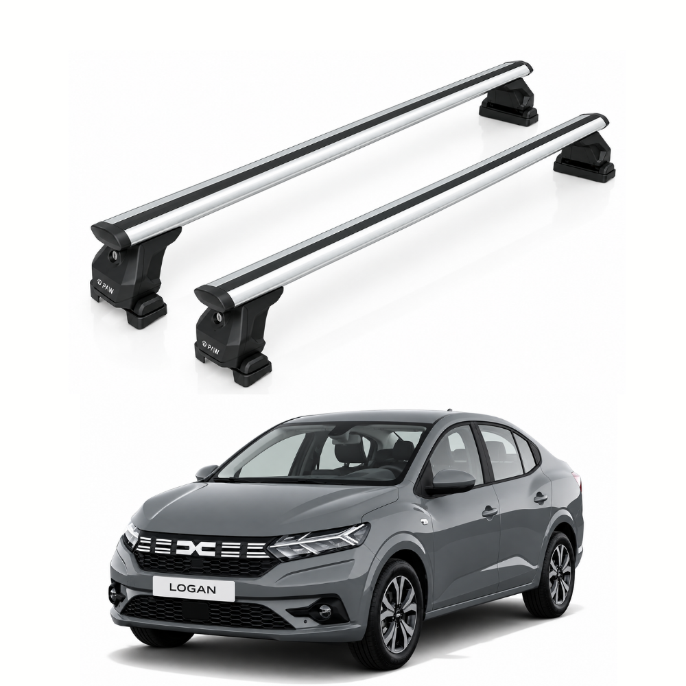 Dacia Logan 2021-2026 | Pro 4 Tavan Ara Atkısı | Alüminyum | Normal Tavan | Gri