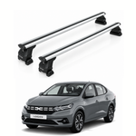 Dacia Logan 2021-2026 | Pro 4 Tavan Ara Atkısı | Alüminyum | Normal Tavan | Gri