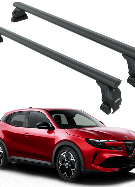 Alfa Romeo Junior Oluksuz Üst Tavan Portbagaj Taşıyıcı Ara Atkısı Toros Serisi Pro 4 Siyah