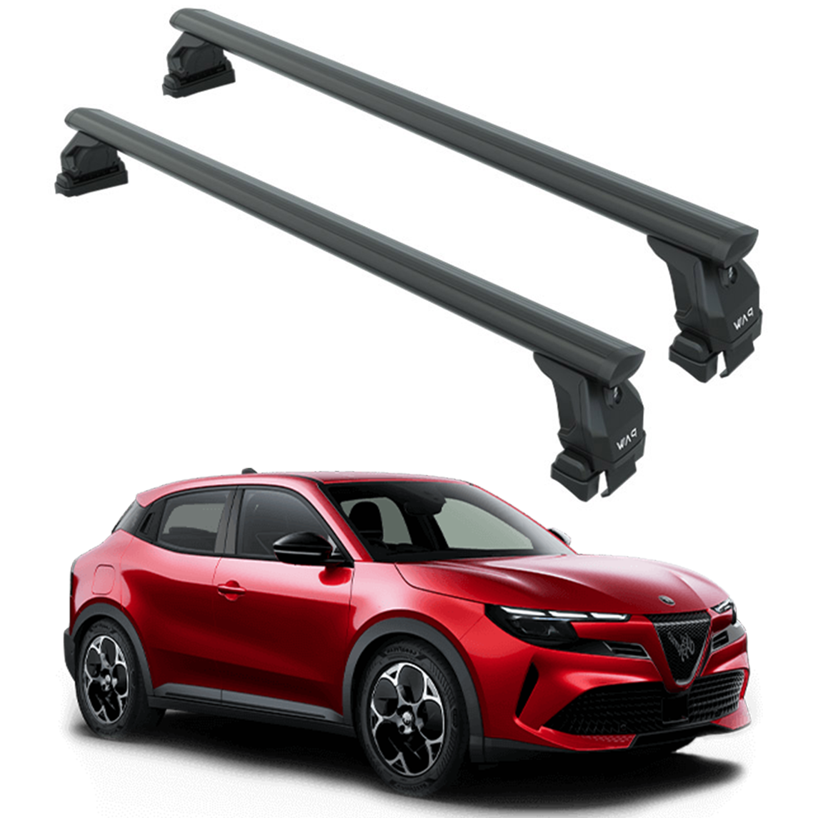 Alfa Romeo Junior Oluksuz Üst Tavan Portbagaj Taşıyıcı Ara Atkısı Toros Serisi Pro 4 Siyah