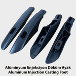 Renault Trafic X82 Kısa Şase (2014-2025) Araç Üstü Alüminyum Tavan Yan Rayları Plus Serisi - Gri