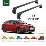Lexus Ct 2011-2017 Oluksuz Üst Tavan Portbagaj Taşıyıcı Ara Atkısı Toros Serisi Pro 4Pro 4 Siyah
