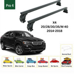 Bmw X4 2014-2018 Oluksuz Üst Tavan Portbagaj Taşıyıcı Ara Atkısı Toros Serisi Pro 4 Siyah