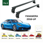 Porsche Panamera 2016-2025 Oluksuz Üst Tavan Portbagaj Taşıyıcı Ara Atkısı Toros Serisi Pro 4 Siyah