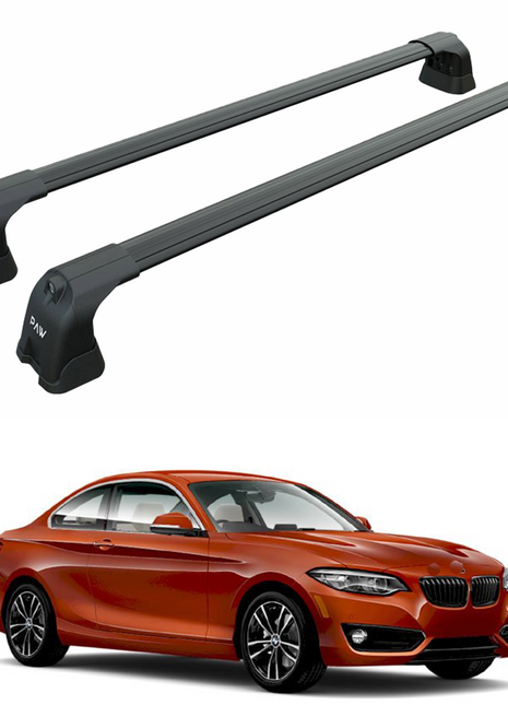 Bmw 2 Coupe F22 2013-2021 Portbagaj Taşıyıcı Ara Atkı Aparatı Paw Pro 3 Siyah