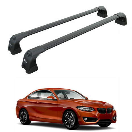 Bmw 2 Coupe F22 2013-2021 Portbagaj Taşıyıcı Ara Atkı Aparatı Paw Pro 3 Siyah