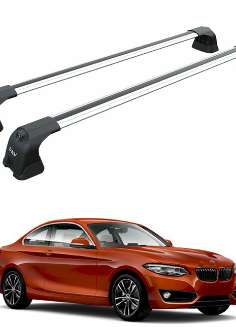 Bmw 2 Coupe F22 2013-2021 Portbagaj Taşıyıcı Ara Atkı Aparatı Paw Pro 3 Gri