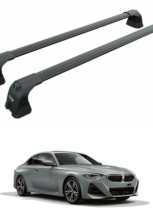 Bmw 2 Coupe G42 2021-2025 Portbagaj Taşıyıcı Ara Atkı Aparatı Paw Pro 3 Siyah