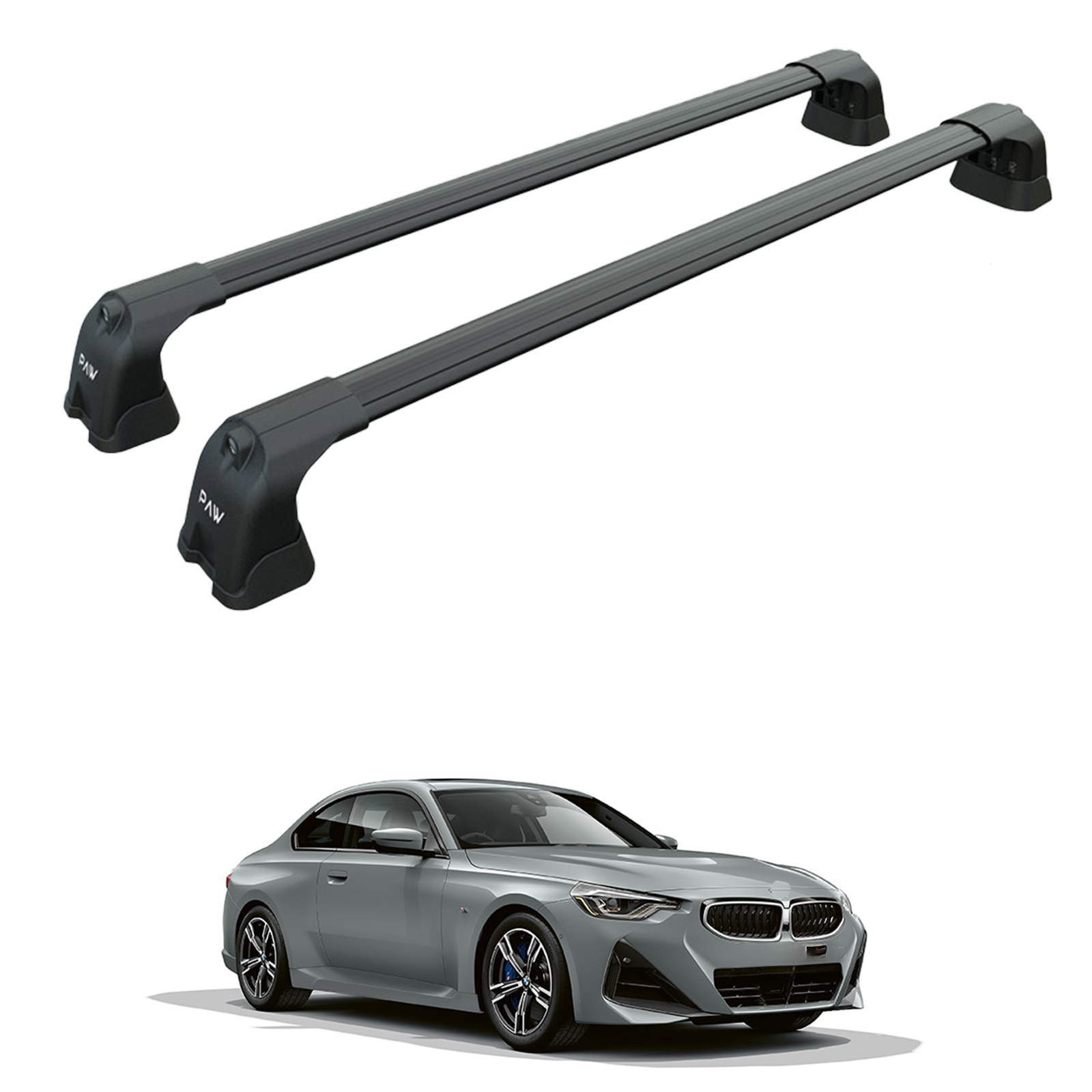 Bmw 2 Coupe G42 2021-2025 Portbagaj Taşıyıcı Ara Atkı Aparatı Paw Pro 3 Siyah