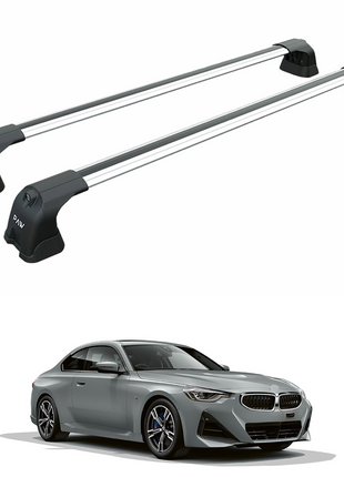 Bmw 2 Coupe G42 2021-2025 Portbagaj Taşıyıcı Ara Atkı Aparatı Paw Pro 3 Gri