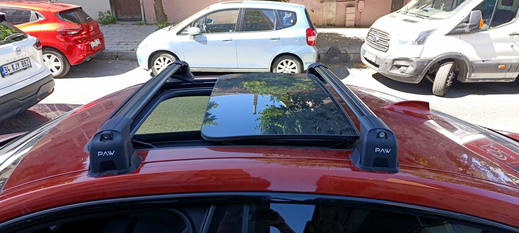 Bmw 3 Sedan F30 2011-2018 Roof Rack Cross Bar Fix Point Gri