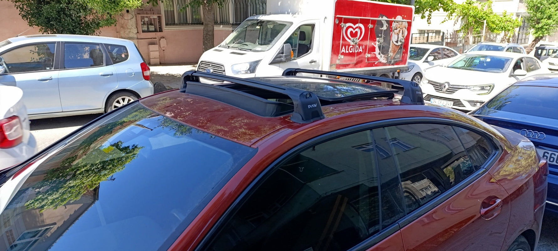 Bmw 2 Gran Coupe F44 2020-2025 Portbagaj Taşıyıcı Ara Atkı Aparatı Paw Pro 3 Gri