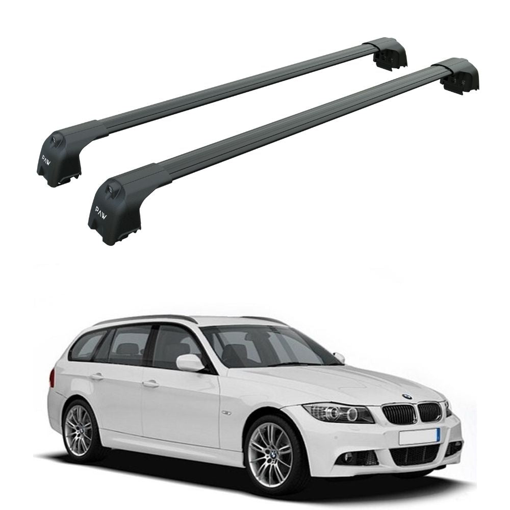 Bmw 3 Serisi Wagon E91 (2010-2012) Portbagaj Taşıyıcı Ara Atkisi - Ara Bar Paw Pro 2 Siyah