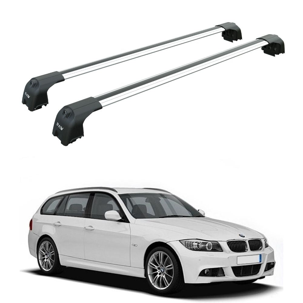 Bmw 3 Serisi Wagon E91 (2010-2012) Portbagaj Taşıyıcı Ara Atkisi - Ara Bar Paw Pro 2 Gri