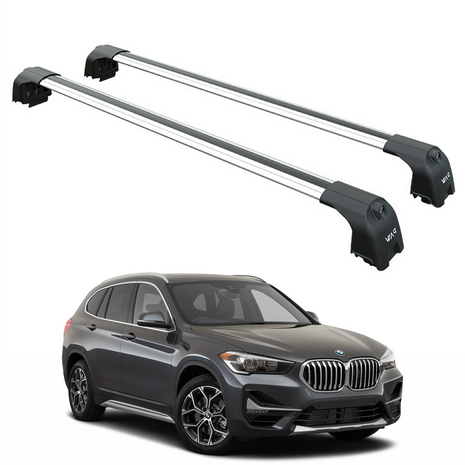 Bmw X1 F48 2016-2022 Portbagaj Taşıyıcı Ara Atkisi - Ara Çubuk Paw Pro 2 Gri