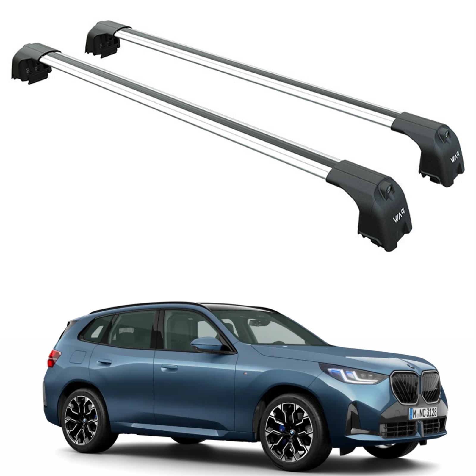 PAW BMW X3 G45 2024+ Yeni Kasa Premium Oluksuz Tavan Çıtası Ara Atkı Pro 2 Siyah