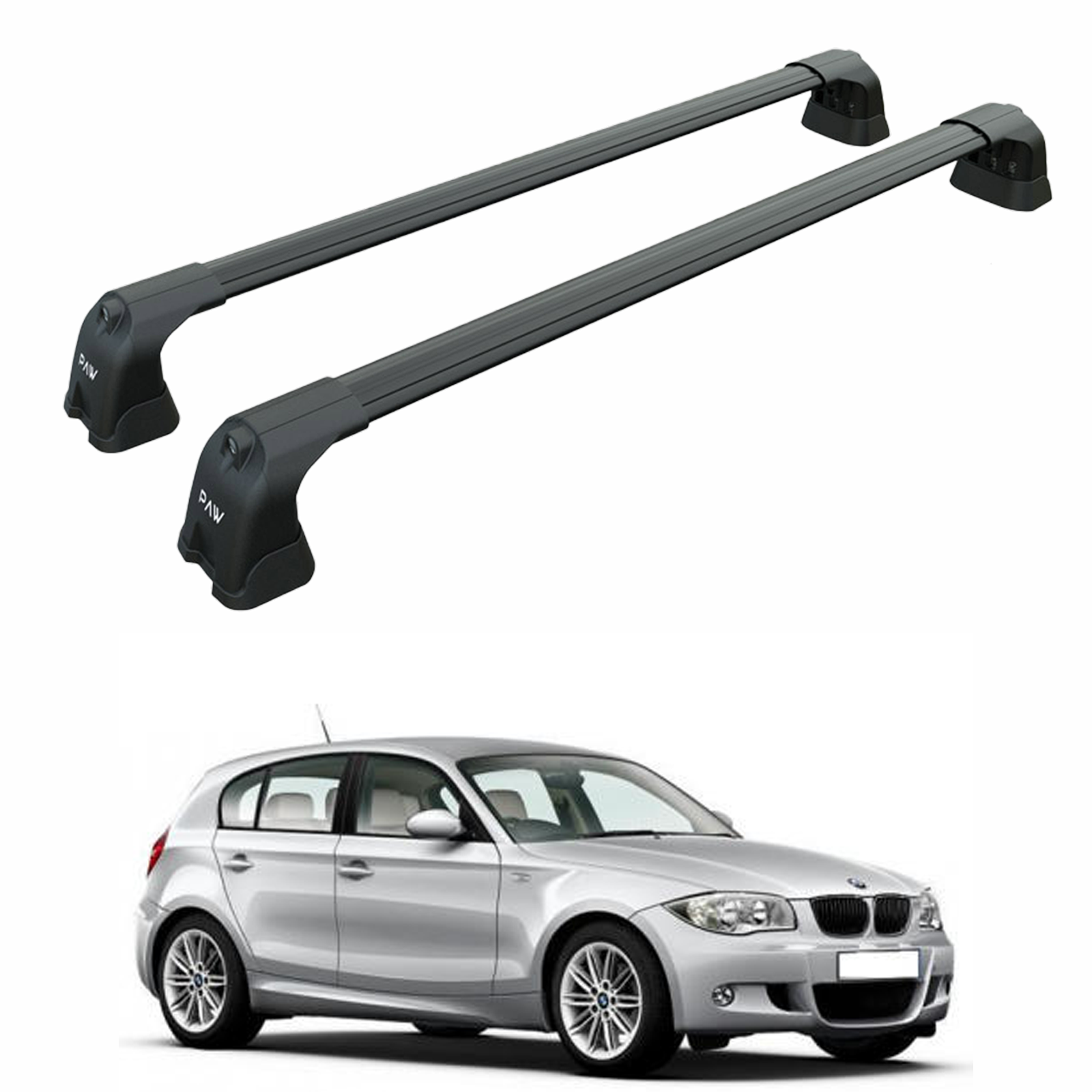 Bmw 1 Series E82 2007-2013 Portbagaj Taşıyıcı Ara Atkı Aparatı Paw Pro 3 Siyah