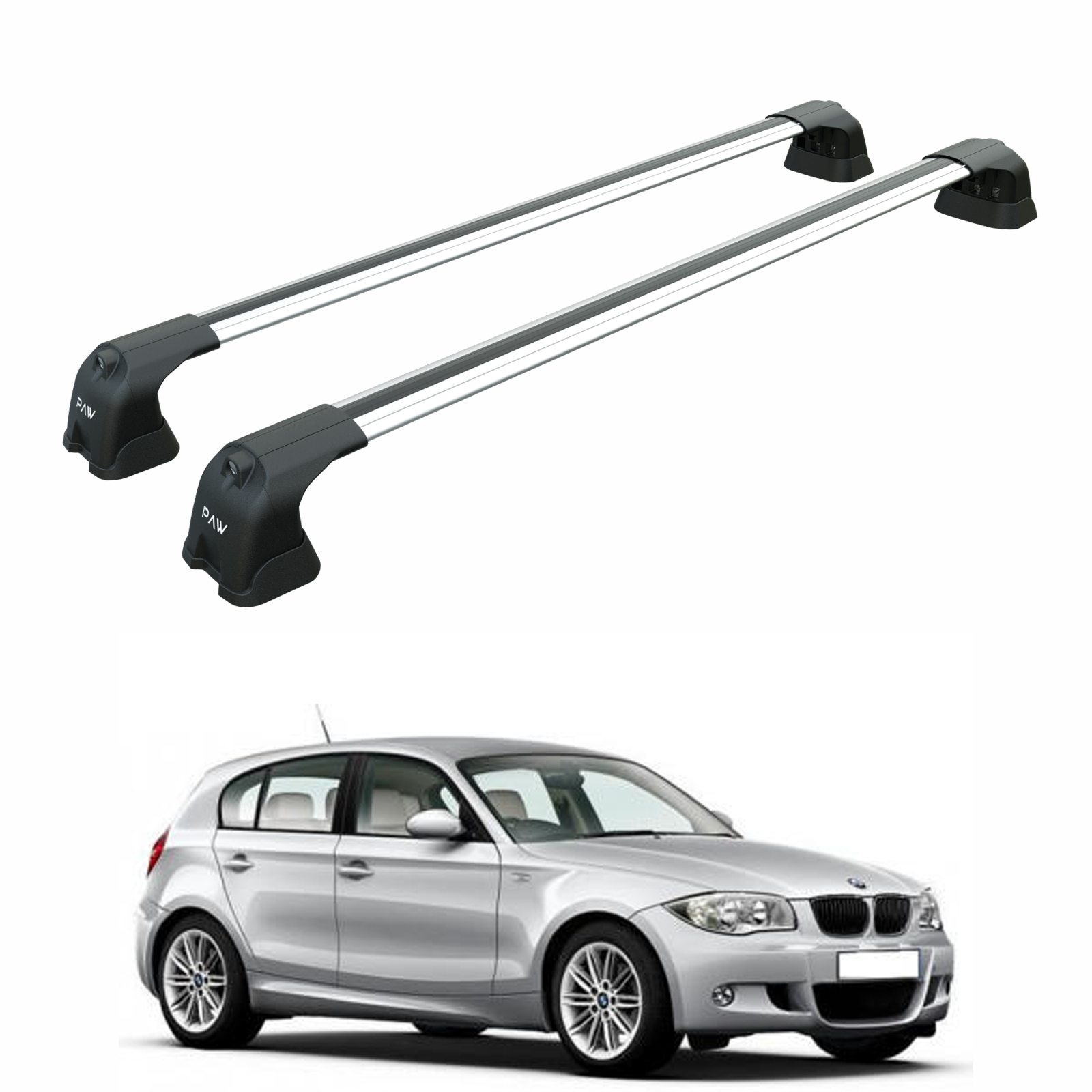 Bmw 1 Series E82 2007-2013 Portbagaj Taşıyıcı Ara Atkı Aparatı Paw Pro 3 Gri